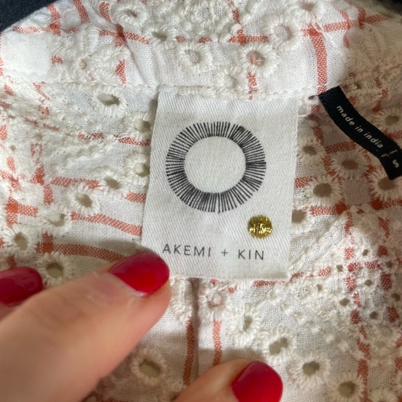 Anthropologie Lindy Popover Blouse, by Akemi + Kin Ivory Women’s Sz S
Crochet - Picture 9 of 10